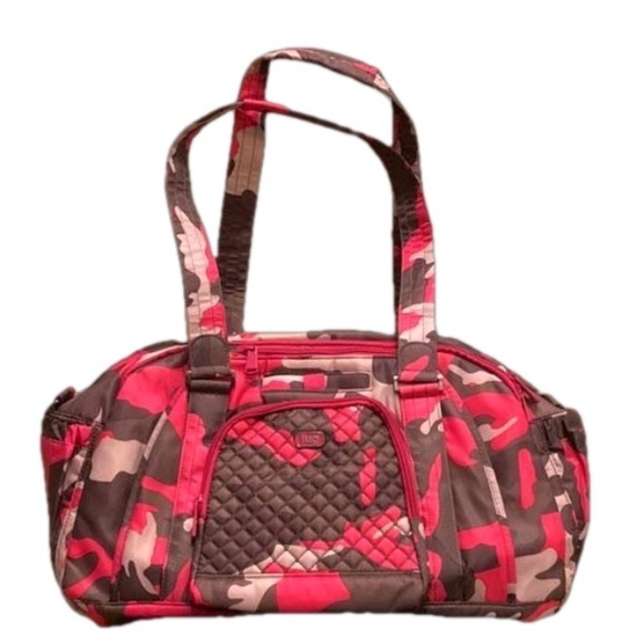lug Handbags - Lug Propeller Pink Camouflage Quilted Duffel Bag BNWT